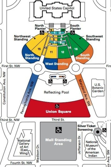 Swearing-In Ceremony Seated Map